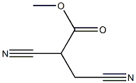 PROPANOIC ACID, 2,3-DICYANO-, METHYL ESTER 结构式