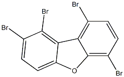 Dibenzofuran, 1,2,6,9-tetrabromo- 结构式