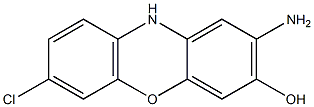 10H-Phenoxazin-3-ol, 2-amino-7-chloro- 结构式