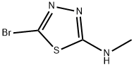 5-溴-N-甲基-1,3,4-噻二唑-2-胺 结构式