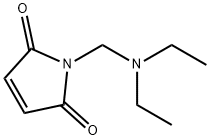 1-(diethylaminomethyl)pyrrole-2,5-dione 结构式