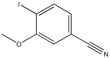 4-碘-3-甲氧基苄腈 结构式