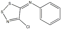 Benzenamine, N-(4-chloro-5H-1,2,3-dithiazol-5-ylidene)- 结构式