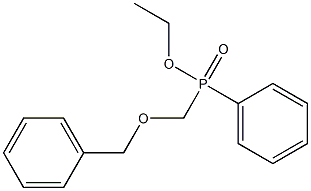 Phosphinic acid, phenyl[(phenylmethoxy)methyl]-, ethyl ester 结构式