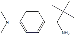 [4-(1-AMINO-2,2-DIMETHYLPROPYL)PHENYL]DIMETHYLAMINE 结构式
