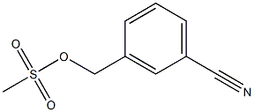 Benzonitrile, 3-[[(methylsulfonyl)oxy]methyl]- 结构式