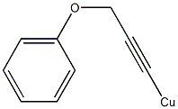 Copper, (3-phenoxy-1-propynyl)- 结构式