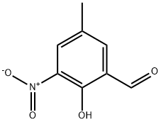 Benzaldehyde, 2-hydroxy-5-methyl-3-nitro- 结构式