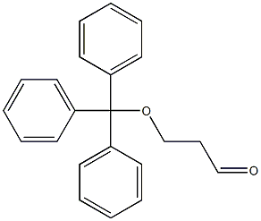 Propanal, 3-(triphenylmethoxy)- 结构式