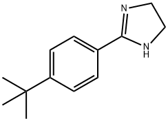 1H-Imidazole, 2-[4-(1,1-dimethylethyl)phenyl]-4,5-dihydro- 结构式