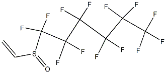 Hexane, 1-(ethenylsulfinyl)-1,1,2,2,3,3,4,4,5,5,6,6,6-tridecafluoro- 结构式