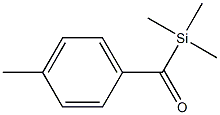 Silane, trimethyl(4-methylbenzoyl)- 结构式