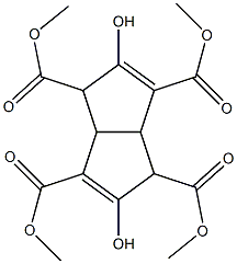 1,3,4,6-PENTALENETETRACARBOXYLICACID, 1,3A,4,6A-TETRAHYDRO-2,5-DIHYDROXY-, 1,3,4,6-TETRAMETHYL ESTER 结构式