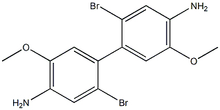 [1,1'-BIPHENYL]-4,4'-DIAMINE,2,2'-DIBROMO-5,5'-DIMETHOXY- 结构式