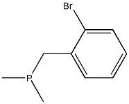 Phosphine, [(2-bromophenyl)methyl]dimethyl- 结构式