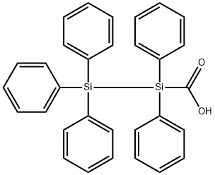 Disilanecarboxylic acid, pentaphenyl- 结构式