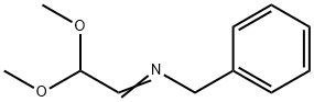 N-(2,2-二甲氧基亚乙基)-1-苯基甲胺 结构式