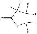 2(3H)-Furanone, 3,3,4,4,5,5-hexafluorodihydro- 结构式