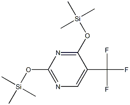 5-三氟甲基-2,4-双三甲基硅氧基嘧啶 结构式
