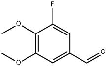 3-氟-4,5-二甲氧基苯甲醛 结构式