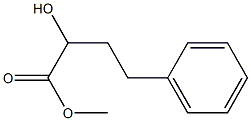 Benzenebutanoic acid, a-hydroxy-, methyl ester 结构式