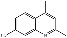 7-Quinolinol, 2,4-dimethyl- 结构式