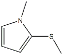 1H-Pyrrole, 1-methyl-2-(methylthio)- 结构式