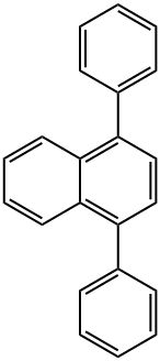 1,4-二苯基萘 结构式