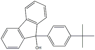 9H-Fluoren-9-ol, 9-[4-(1,1-dimethylethyl)phenyl]- 结构式
