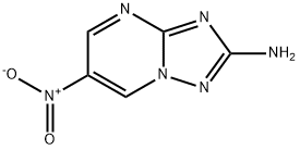 6-硝基-[1,2,4]三唑并[1,5-A]嘧啶-2-胺 结构式