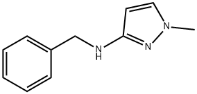 N-苯甲基-1-甲基-1H-吡唑-3-胺 结构式