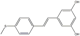 1,3-Benzenediol, 5-[(1E)-2-[4-(methylthio)phenyl]ethenyl]-