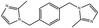 1H-Imidazole, 1,1'-[1,4-phenylenebis(methylene)]bis[2-methyl- 结构式