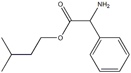 3-methylbutyl 2-amino-2-phenylacetate 结构式