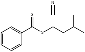 2-CYANO-3-METHYL-2-BUTYLBENZODITHIOLATE 结构式