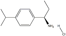 (1R)-1-[4-(METHYLETHYL)PHENYL]PROPYLAMINE HYDROCHLORIDE 结构式