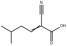 2-Hexenoic acid, 2-cyano-5-methyl- 结构式