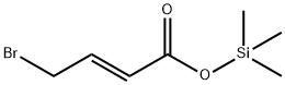 trimethylsilyl (E)-4-bromobut-2-enoate 结构式