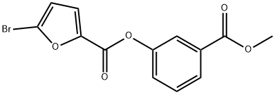 (3-methoxycarbonylphenyl) 5-bromofuran-2-carboxylate 结构式