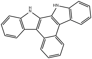 13,14-二氢-苯并[C]吲哚并2,3-A]咔唑 结构式