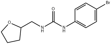 1-(4-bromophenyl)-3-(oxolan-2-ylmethyl)urea 结构式