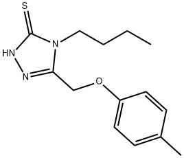 4-butyl-3-[(4-methylphenoxy)methyl]-1H-1,2,4-triazole-5-thione