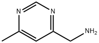 (6-甲基嘧啶-4-基)甲胺 结构式