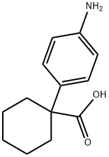 1-(4-Amino-phenyl)-cyclohexanecarboxylic acid 结构式