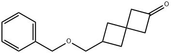 6-((BENZYLOXY)METHYL)SPIRO[3.3]HEPTAN-2-ONE 结构式