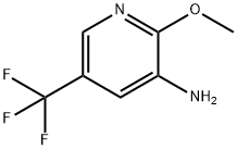 2-甲氧基-5-三氟甲基-3-吡啶胺 结构式