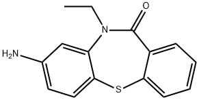 8-氨基-10-乙基二苯并[B,F]的[1,4]硫氮杂-11(10H)- 酮 结构式