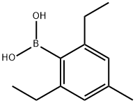 2,6-DIETHYL-4-METHYLPHENYLBORONIC ACID 结构式
