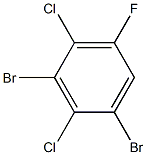 1,3-二溴-2,4-二氯-5-氟苯 结构式