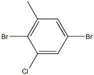 2,5-二溴-1-氯-3-甲基苯 结构式